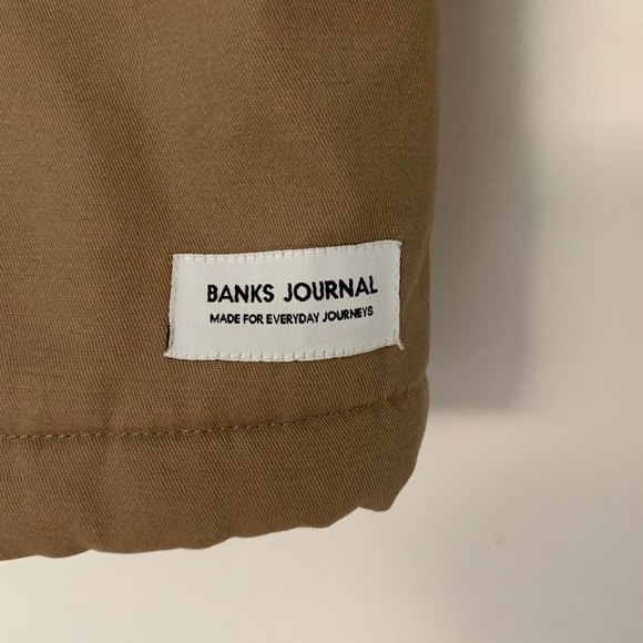Banks Journal Sherpa lined coat, tan, s Med - Picture 5 of 12